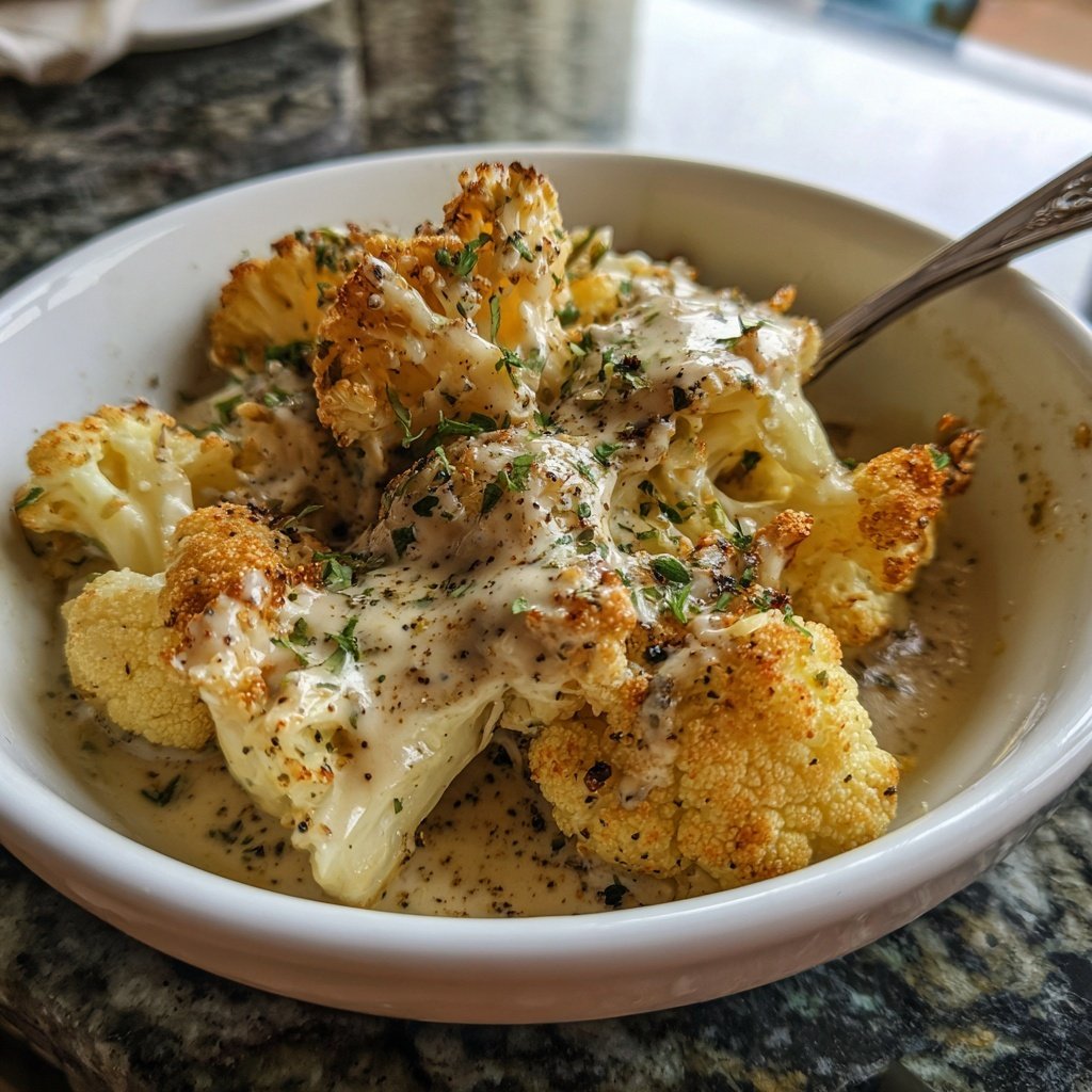 Blumenkohl mit Zitronensauce