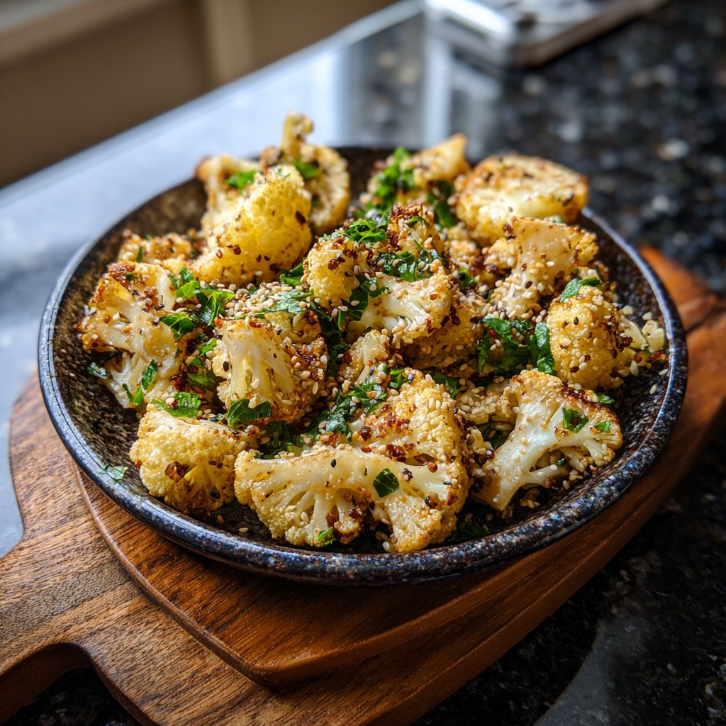 Blumenkohl mit Sesamöl