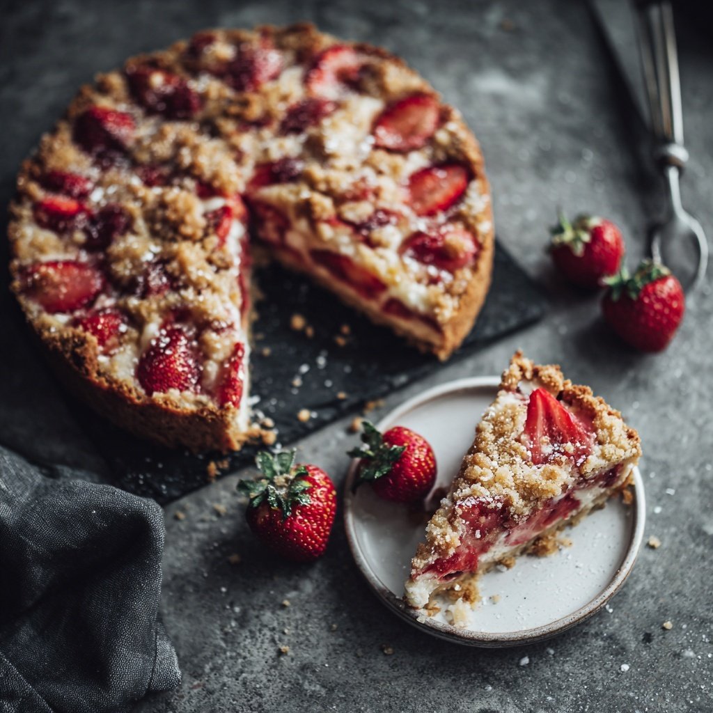 Erdbeer Kuchen Mit Streuseln