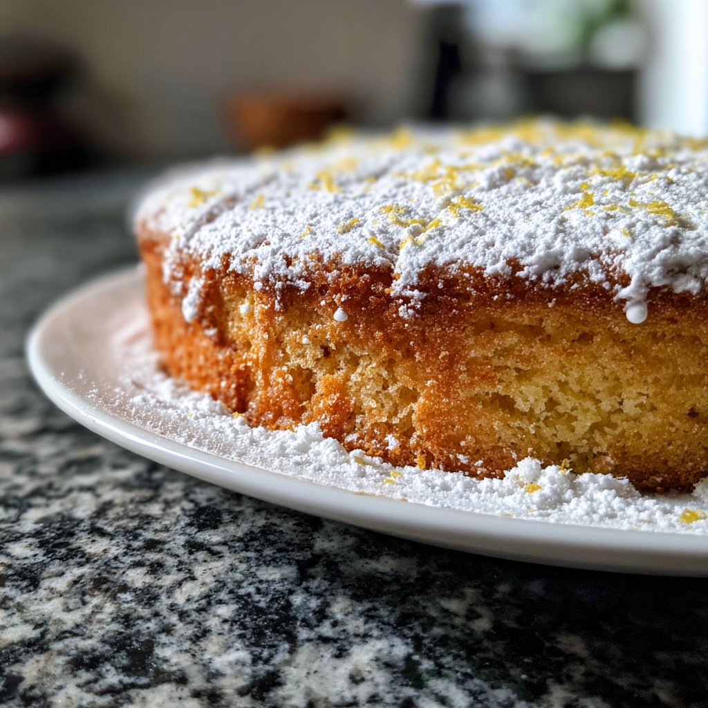 Zitronenkuchen mit Kokosmehl