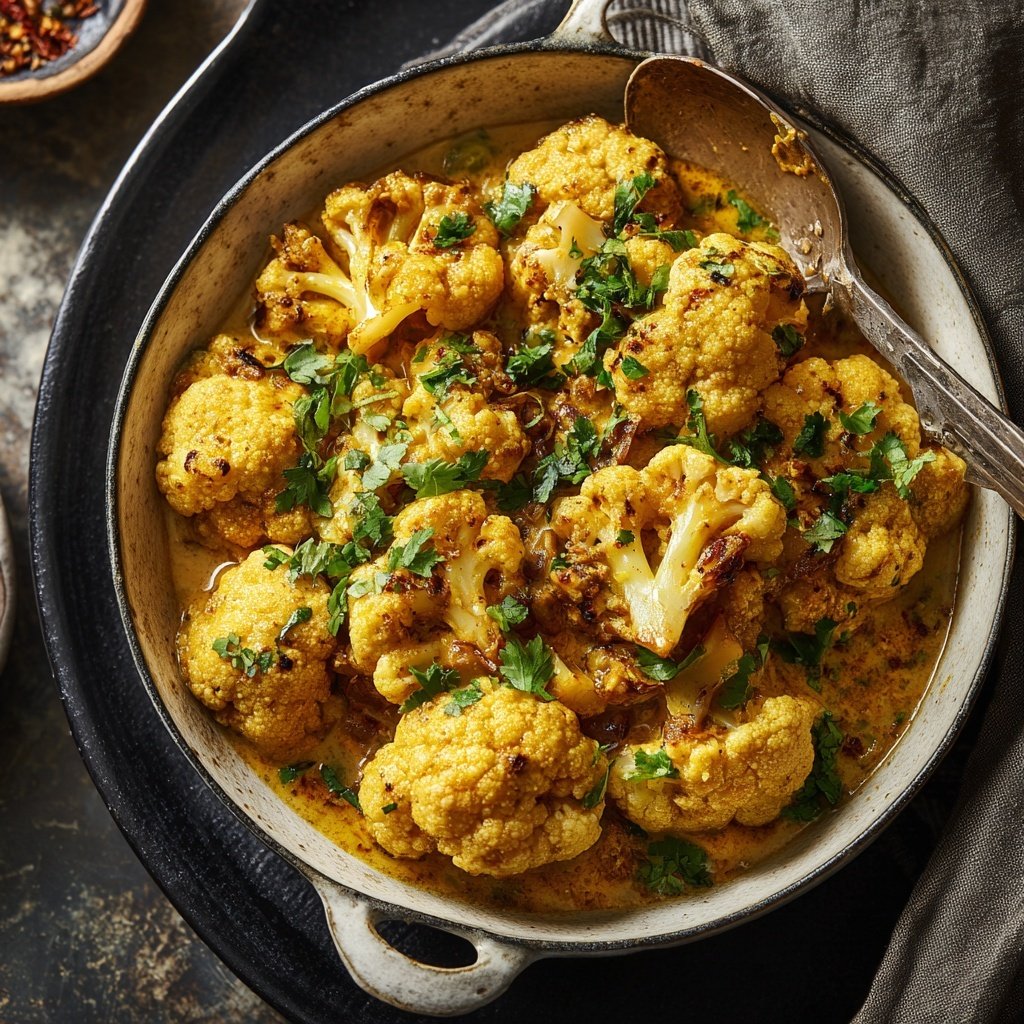 Blumenkohl Curry Mit Kokosmilch