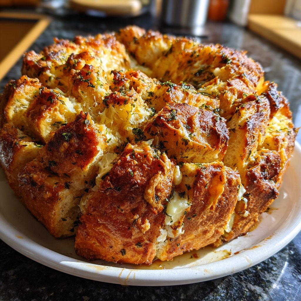 Zupfbrot Mit Kräuterbutter