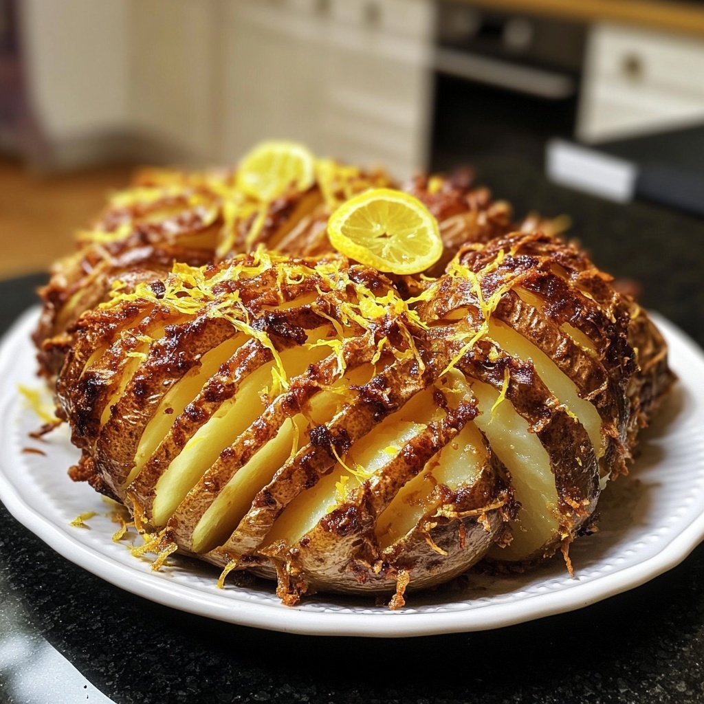 Ofenkartoffeln mit Zitronenschale