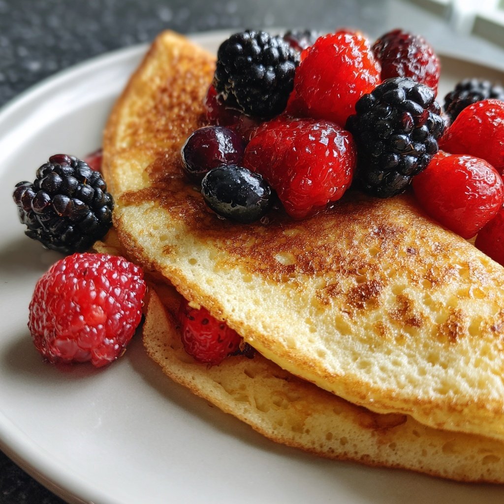 Pfannkuchen mit Beerenmix