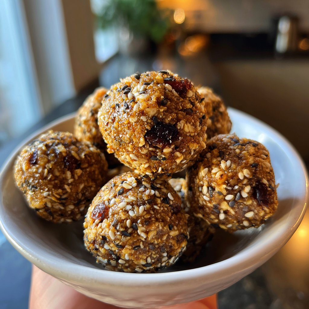 Protein Bällchen ohne Mixer