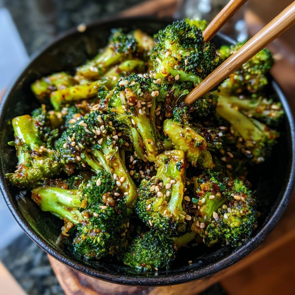 Brokkoli Pfanne Asiatisch