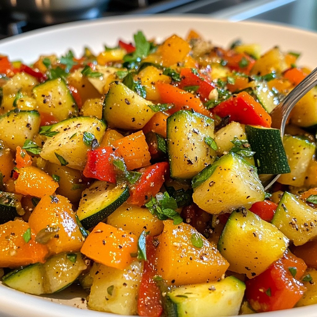 Gemüsepfanne mit Ingwer