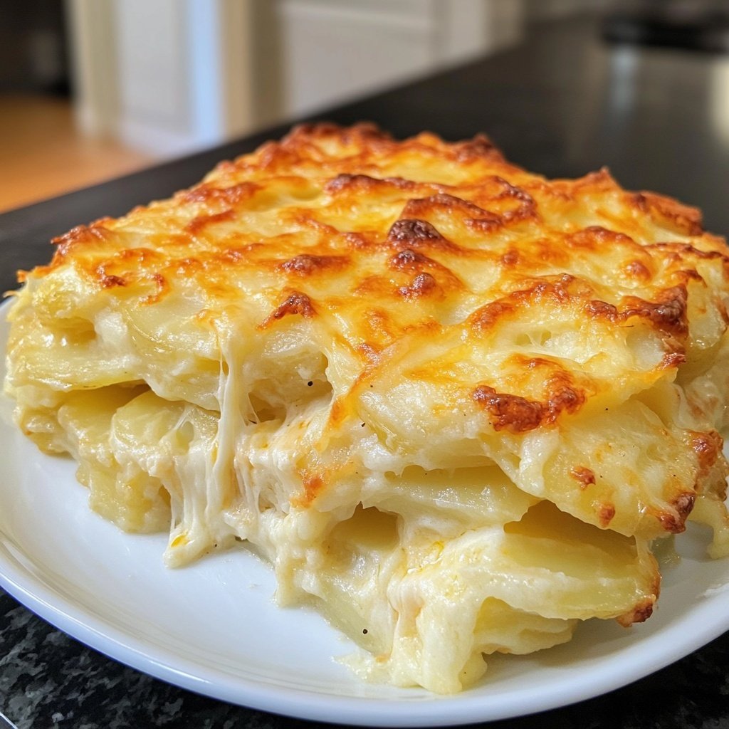 Kartoffelgratin mit Sahne