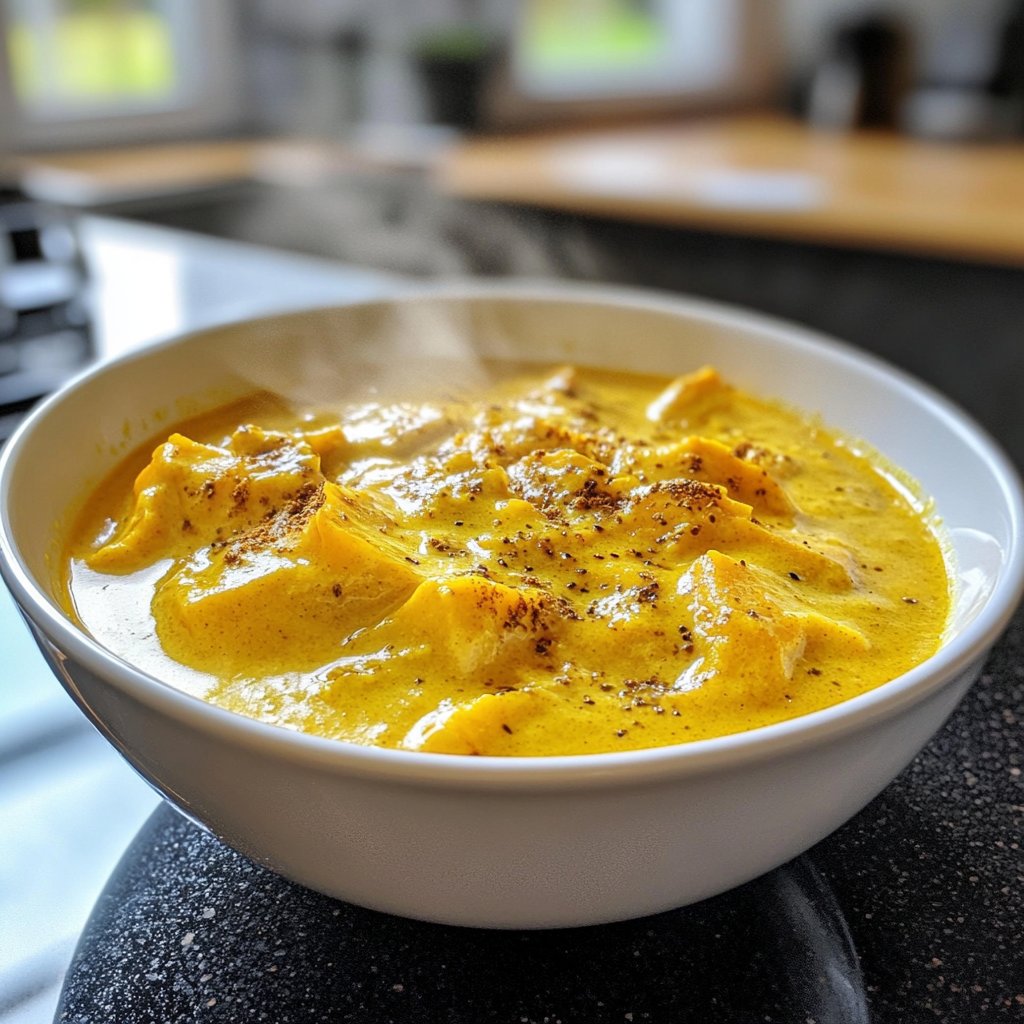 Kürbissuppe mit Curry