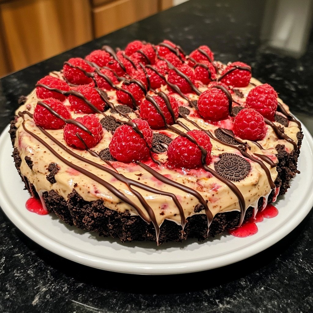 Himbeer-Oreo Nachtisch