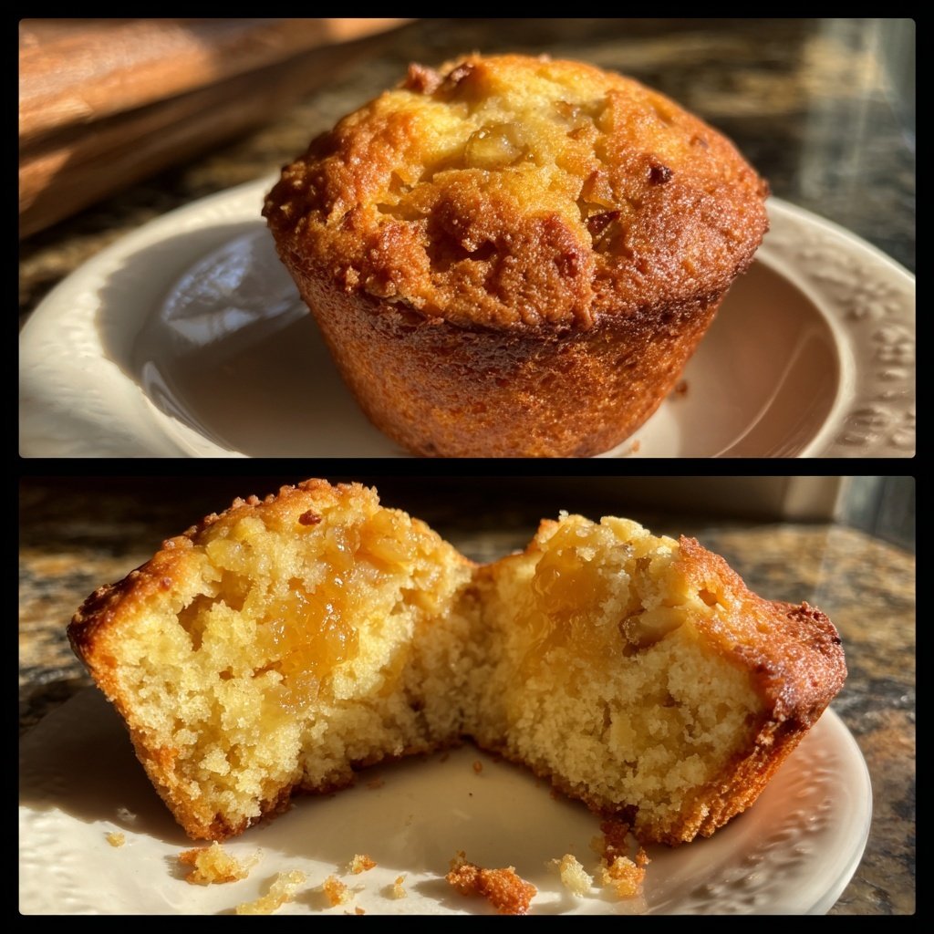 Muffins mit Apfelmus