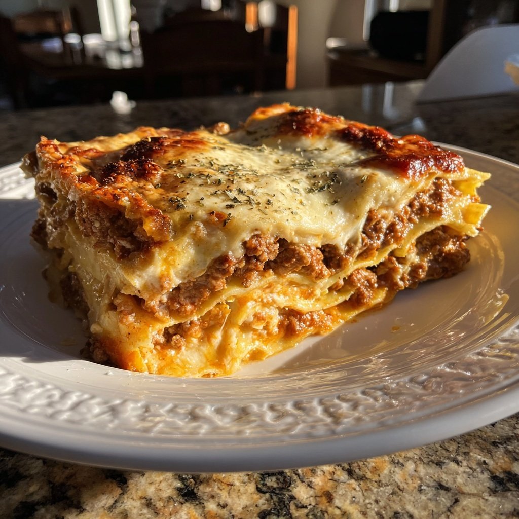 Lasagne mit cremiger Béchamelsauce