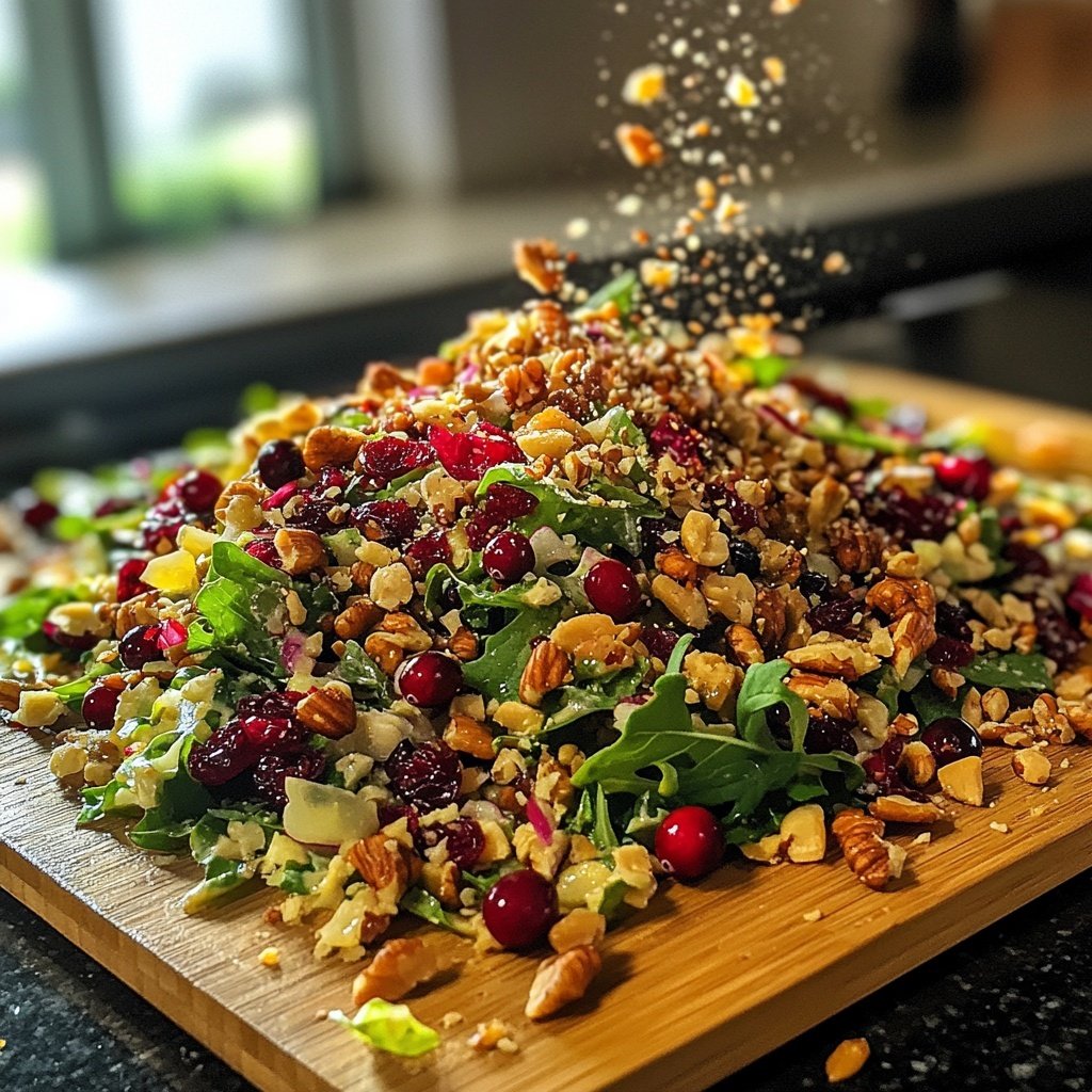Herbstlicher Getreidesalat mit Cranberries