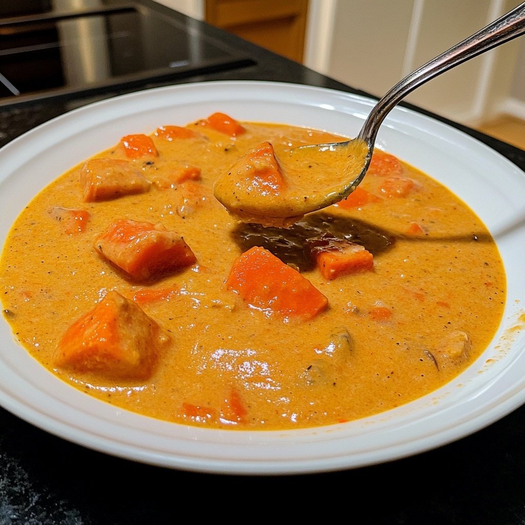 Kürbissuppe mit Karotten